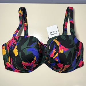 Prima Donna Swim Oasis Balcony Bikini Top Padded Size 40E